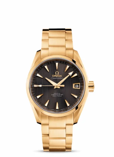 Omega Seamaster Aqua Terra 150M Co-Axial 38.5 Yellow Gold / Grey / Bracelet 231.50.39.21.06.002 (23150392106002)